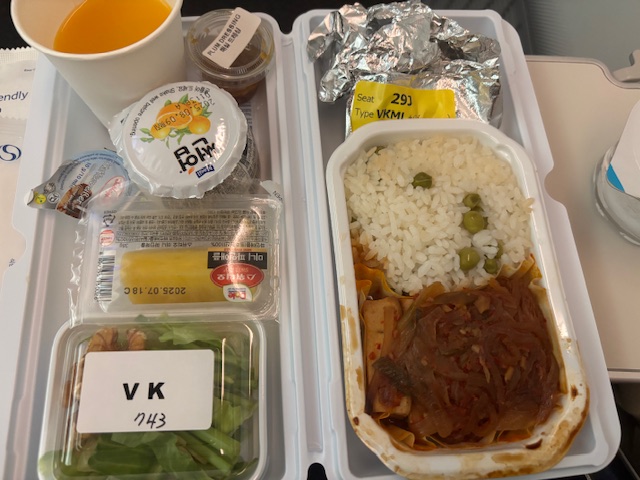 VKの機内食