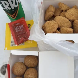 TERRAビール・bhcチキン・チーズボール